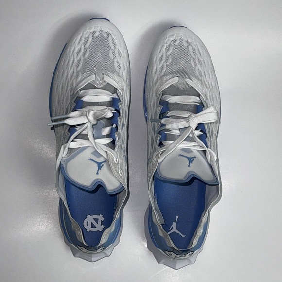 Jordan Zoom Trunner Ultimate UNC Tarheels White North Carolina Blue Men's 13 - Picture 3 of 8